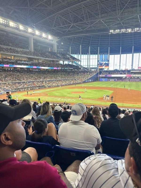 LoanDepot Park, section: 8, row: 17, seat: 10