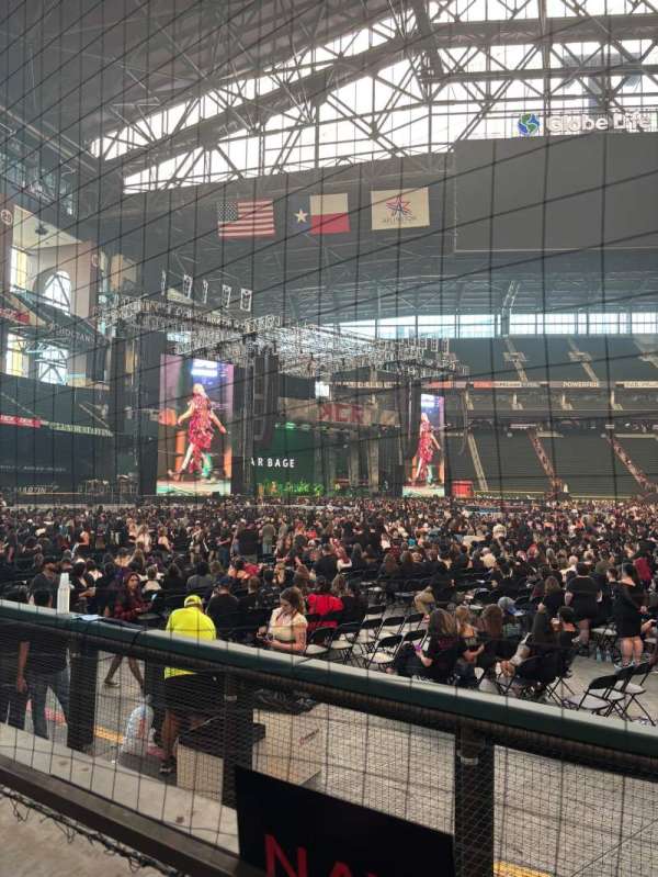 Globe Life Field, section: 3, row: 1, seat: 8