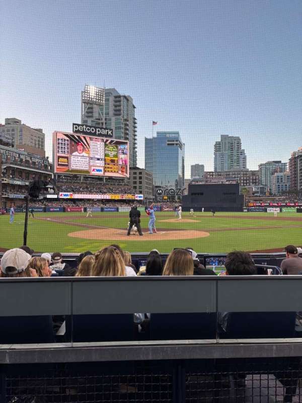 Petco Park, section: 101, row: 8, seat: 9