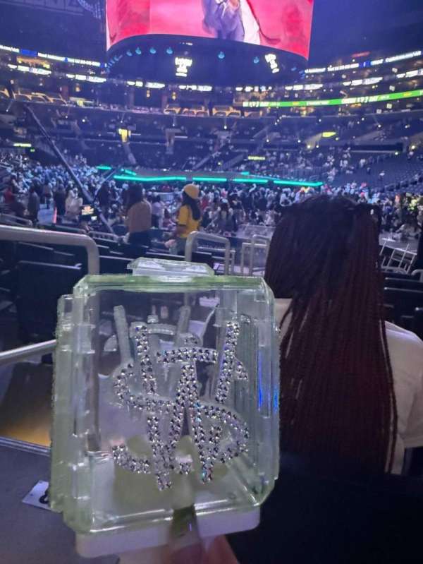 Crypto.com Arena, section: 107, row: 9, seat: 19