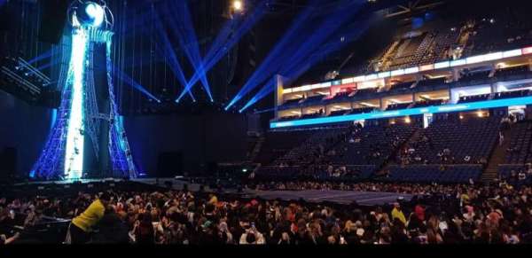 The O2, London, section: 102, row: F, seat: 83