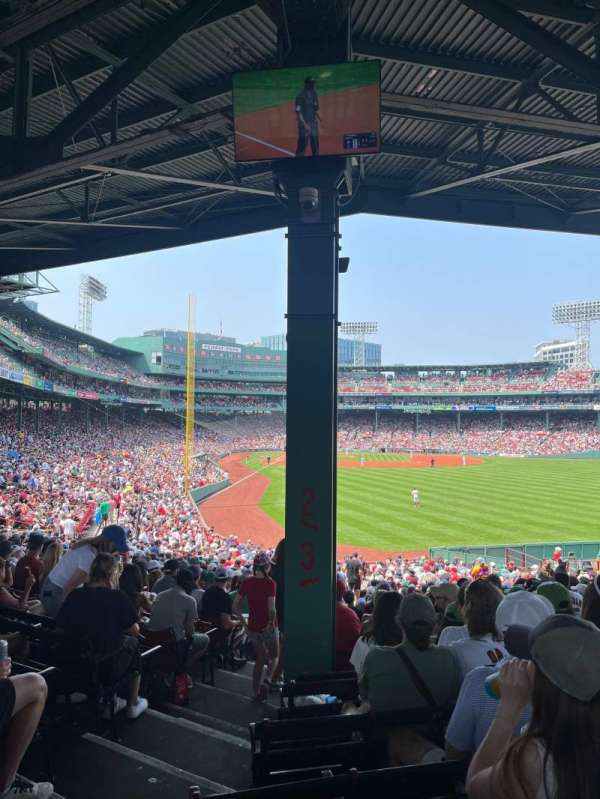 Fenway Park, section: Grandstand 2, row: 7, seat: 22