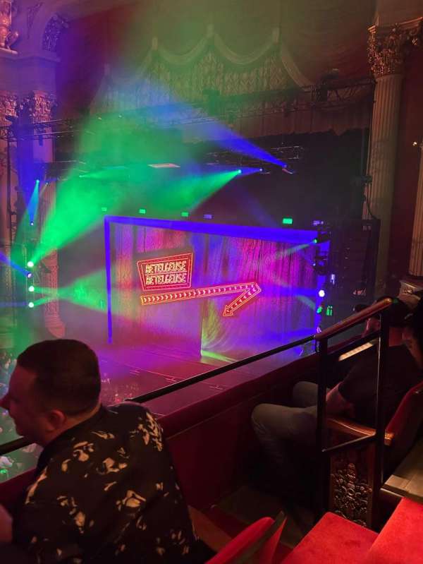 Academy of Music, section: Balcony B, row: BB, seat: 12
