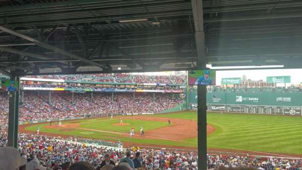 Fenway Park, section: Grandstand 12, row: 15, seat: 13-14