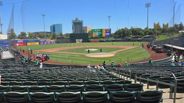 Sutter Health Park, section: 113, row: 22, seat: 3