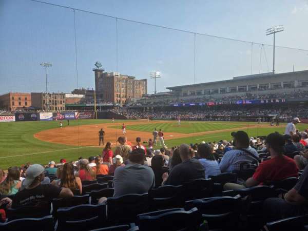 Fifth Third Field, section: 104, row: Q, seat: 9