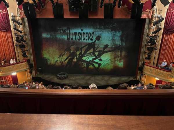 Bernard B. Jacobs Theatre, section: Mezzanine C, row: E, seat: 105