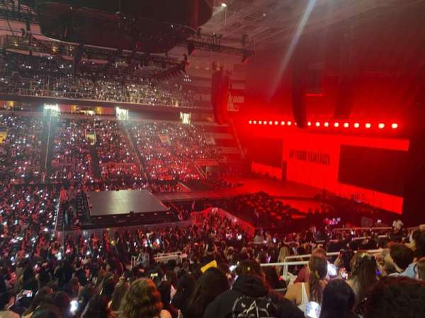 SAP Center, section: 101, row: 25, seat: 20