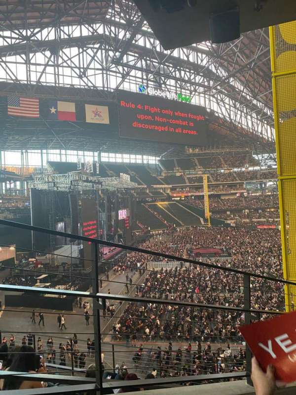 globe life field, section: 101, row: 15, seat: 2