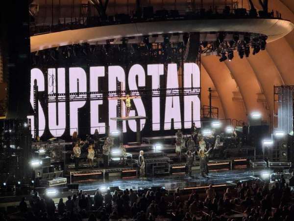Hollywood Bowl, section: K1, row: 19, seat: 12