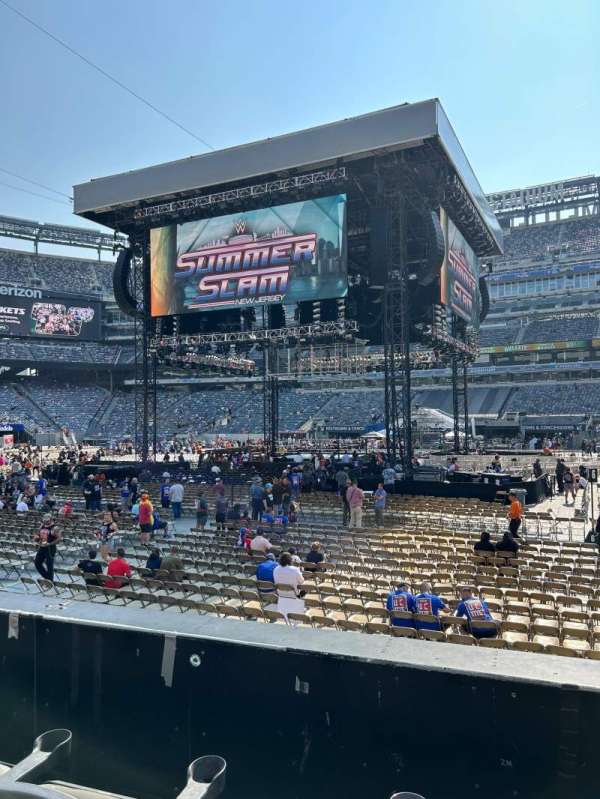 MetLife Stadium, section: 111c, row: 3, seat: 9