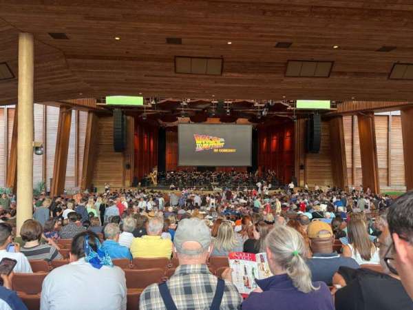 Filene Center, section: Rear Orchestra C, row: OO, seat: 107