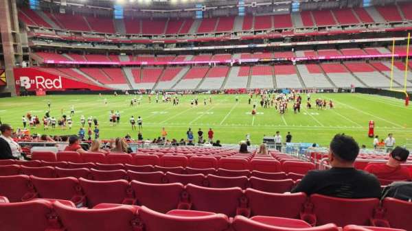 State Farm Stadium, section: 130, row: 25, seat: 9