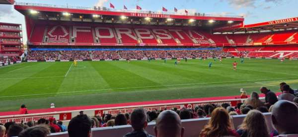 City Ground, section: E1, row: D, seat: 175