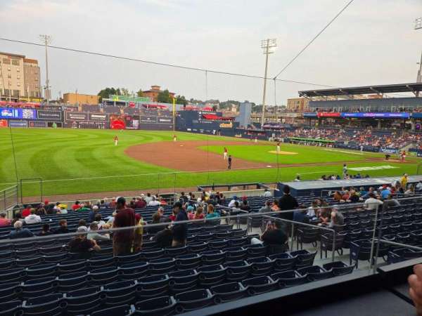 Polar Park, section: 1, row: Drink rail, seat: 11