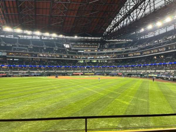 Globe Life Field, section: 129, row: 2, seat: 11
