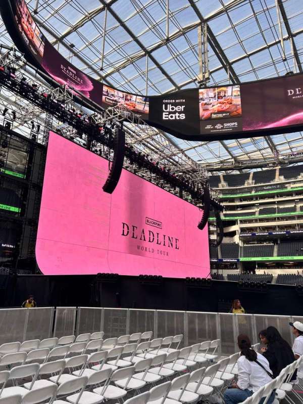 SoFi Stadium, section: Floor A1, row: 8, seat: 16
