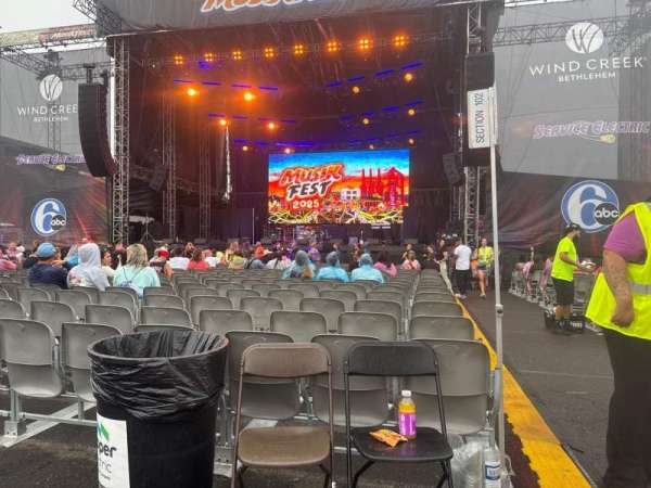 Wind Creek Steel Stage, section: 105, row: A, seat: 1