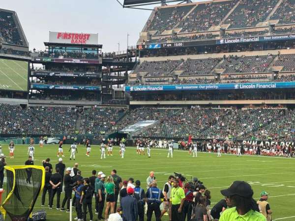 Lincoln Financial Field, section: 105, row: 6, seat: 24