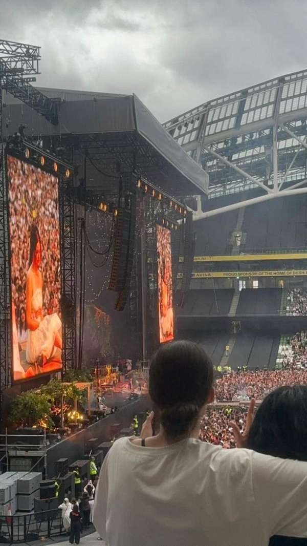 Aviva Stadium, section: 328, row: F, seat: 15