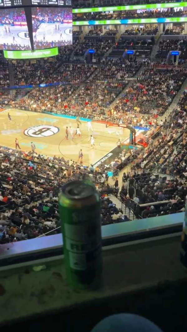 Barclays Center, section: 204, row: 1