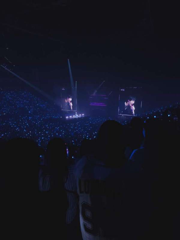 The O2, London, section: 110, row: W, seat: 279
