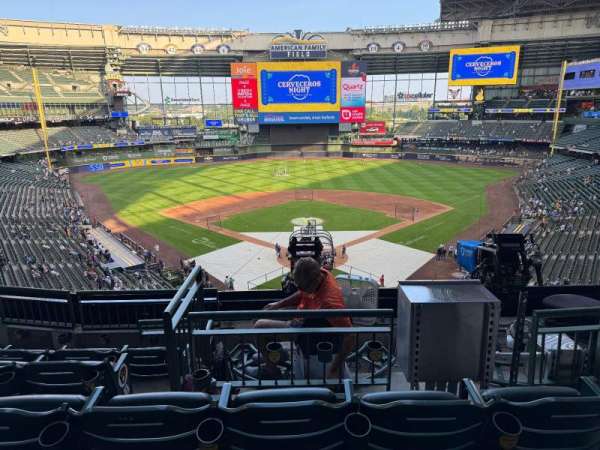 American Family Field, section: 330, row: 5, seat: 3