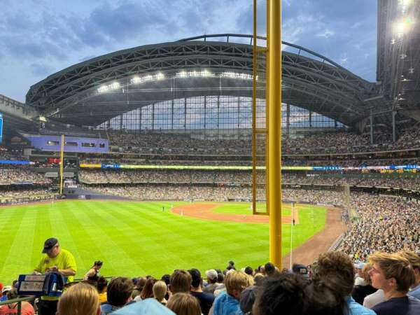 American Family Field, section: 233, row: 13, seat: 21