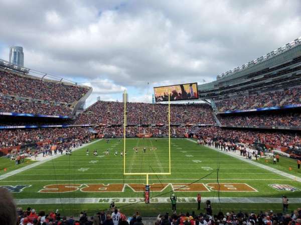 Soldier Field, section: 222, row: 2, seat: 3