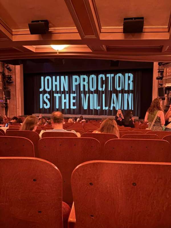 Booth Theatre, section: Orchestra C, row: O, seat: 119