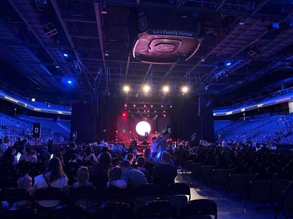 Lee's Family Forum, section: Floor G, row: 12, seat: 10