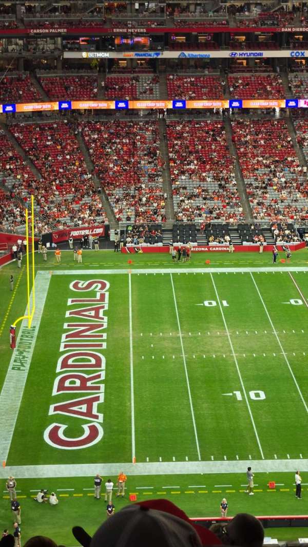 State Farm Stadium, section: 448, row: 8, seat: 11