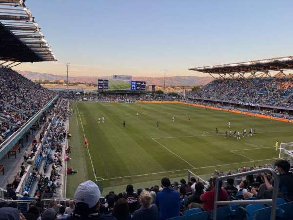 PayPal Park, section: 114, row: 14, seat: 18