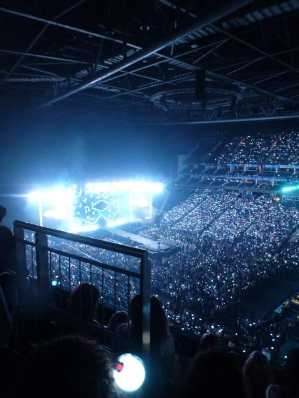 The O2, London, section: 406, row: D, seat: 591
