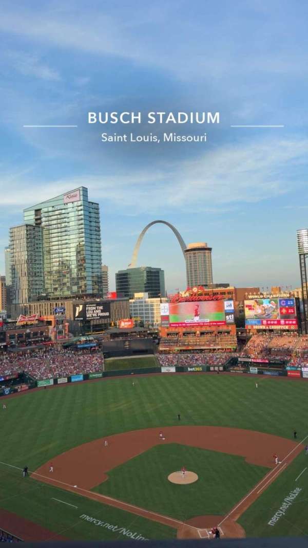 Busch Stadium, section: 451, row: 1, seat: 9