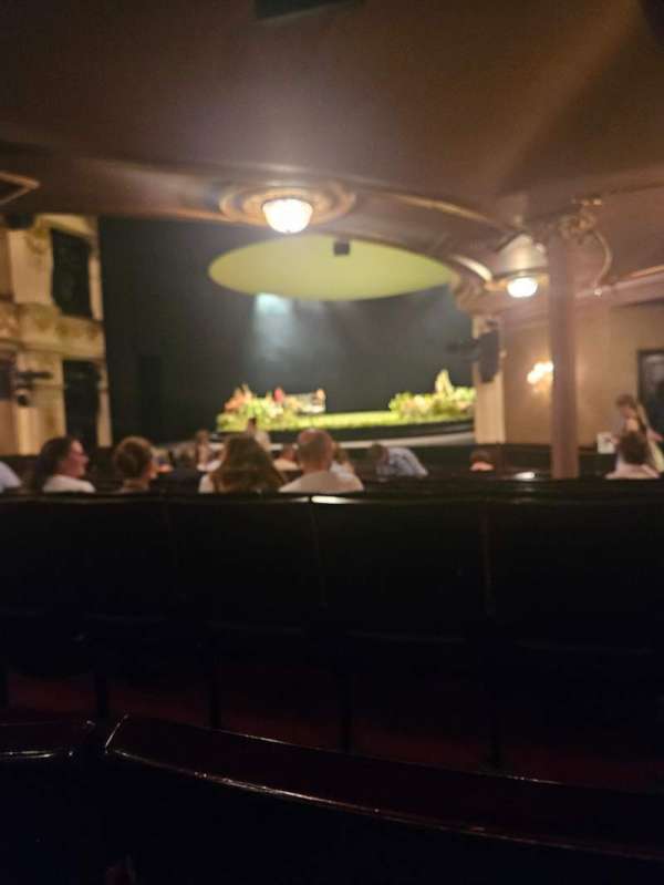 Garrick Theatre, section: Stalls, row: O, seat: 5