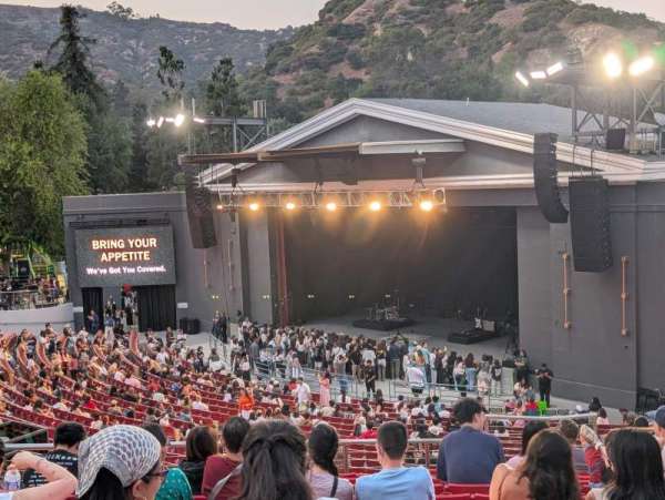 The Greek Theatre, section: South Terrace, row: L, seat: 38