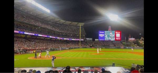 Angel Stadium, section: 123, row: K, seat: 7