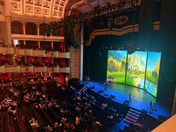 The Met Philadelphia, section: Loge 1, row: A, seat: 3