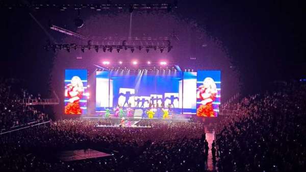 The O2, London, section: W108, row: 2, seat: 4