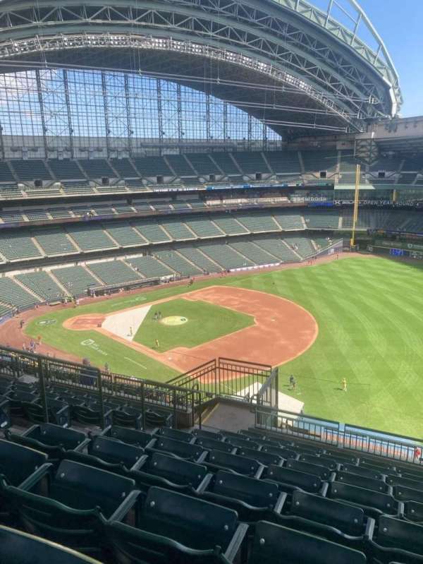 American Family Field, section: 409, row: 16, seat: 6