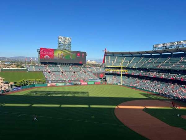 Angel Stadium, section: 409, row: A, seat: 7