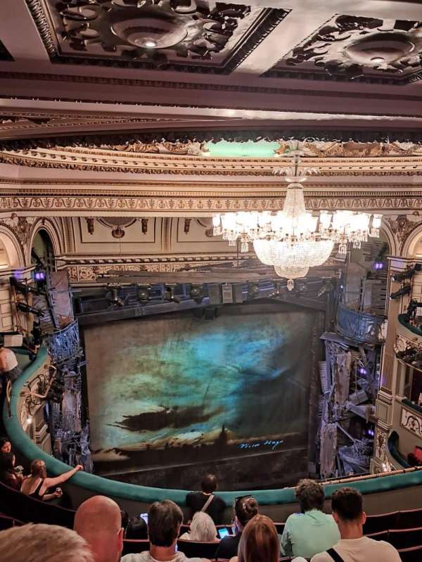 Sondheim Theatre, West End, section: Grand Circle, row: G, seat: 24