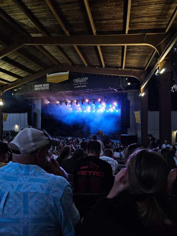 Meadow Brook Amphitheatre, section: Pavilion 7, row: EE, seat: 129