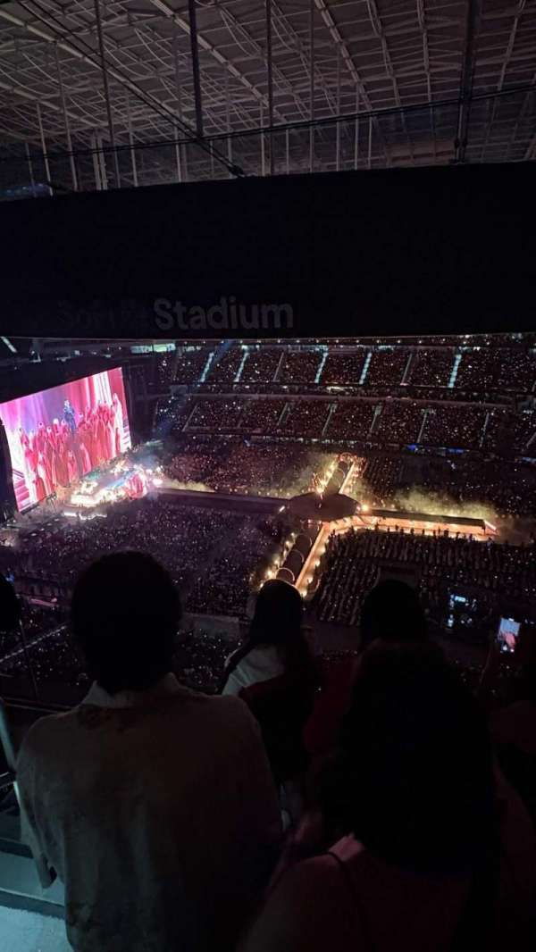 SoFi Stadium, section: 418, row: 3, seat: 23-24
