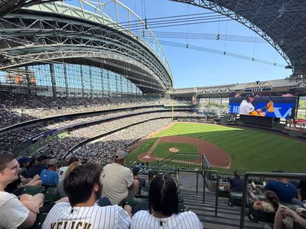 American Family Field, section: 417, row: 12, seat: 1