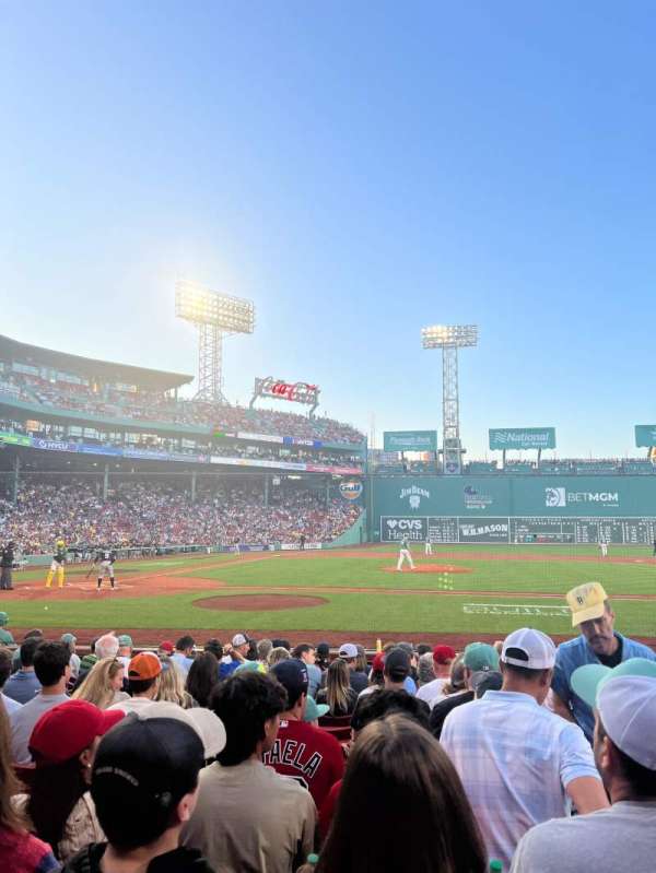 Fenway Park, section: Field Box 32, row: K, seat: 2