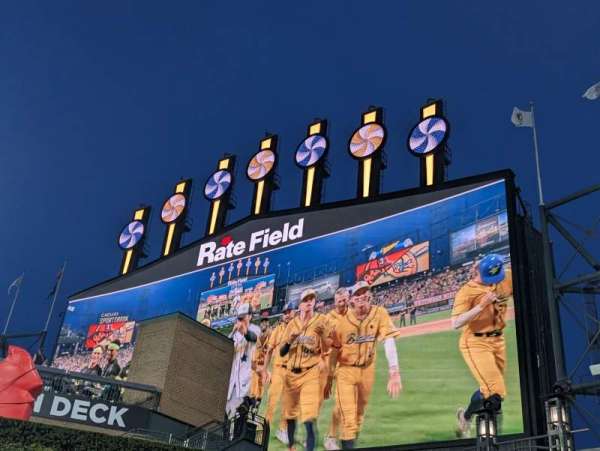 Rate Field, section: 102, row: 12, seat: 1