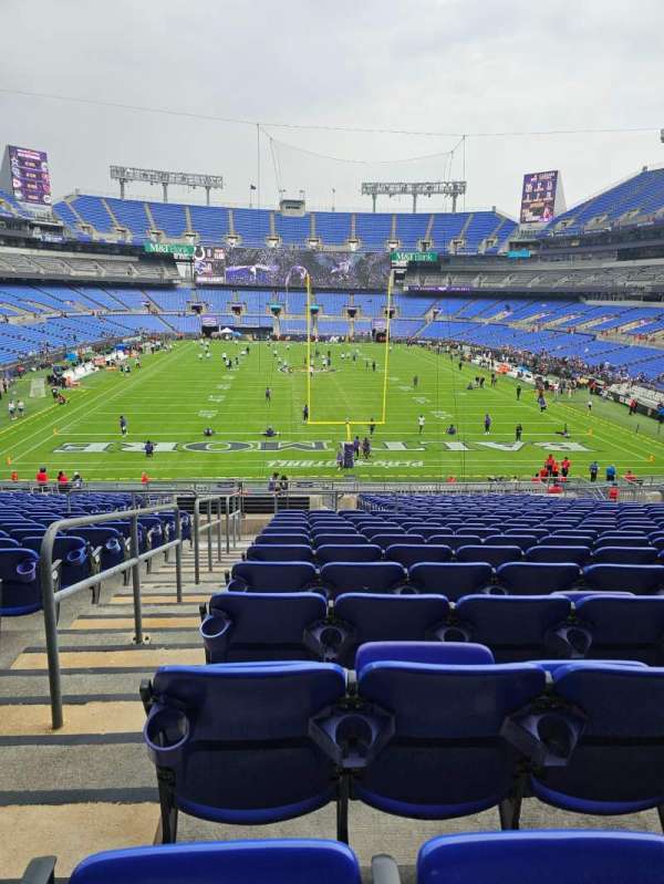 M&T Bank Stadium, section: 140, row: 40, seat: 23