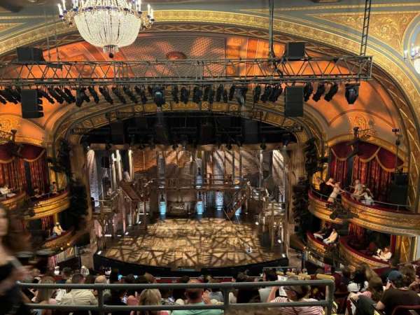 Richard Rodgers Theatre, section: Rear Mezzanine C, row: H, seat: 101